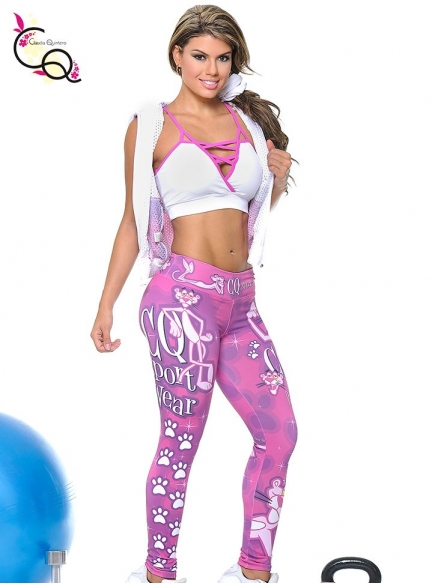Leggings And Top Set Womens