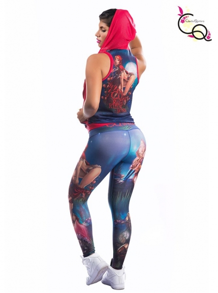 Conjunto Fitness Para Mujer Rojo