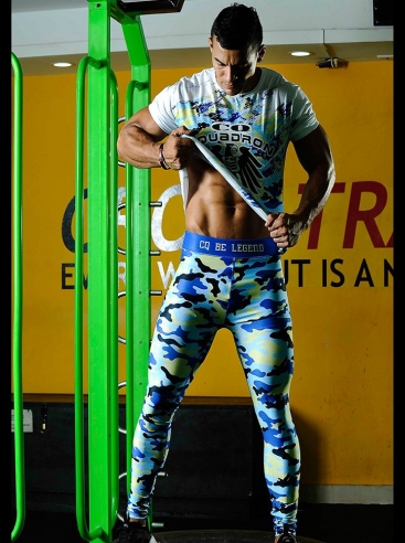 Mens Camouflage Leggings 