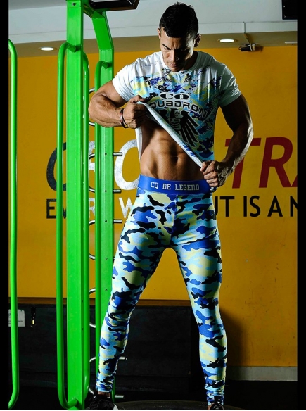 Mens Camouflage Leggings 