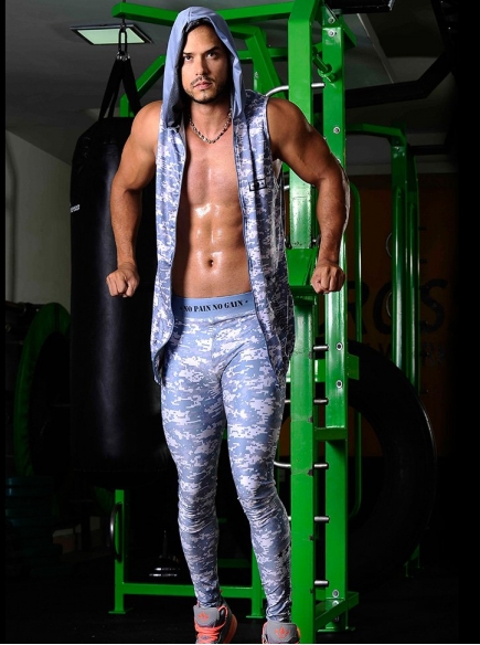 Mens Camouflage Leggings 