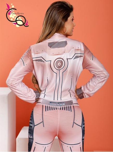 Traje De Gimnasio Femenino Negro