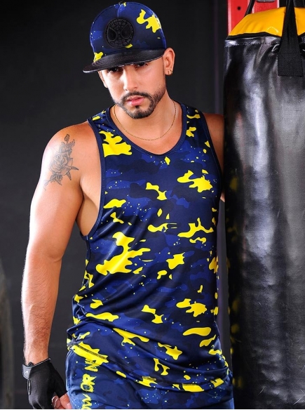 Camiseta Manga Sisa Para Hombre