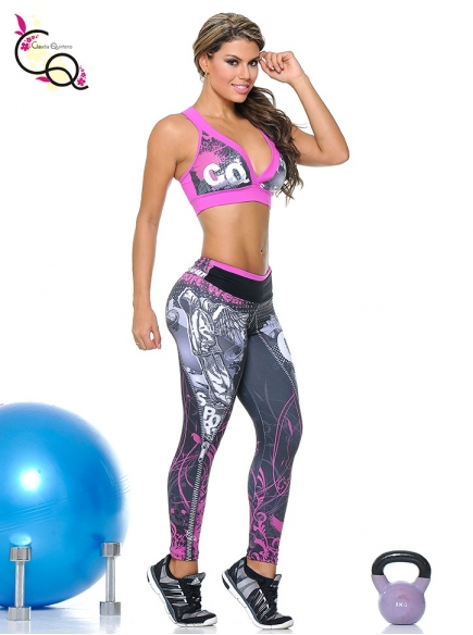 Outfit De Entrenamiento Para Mujer  Morado