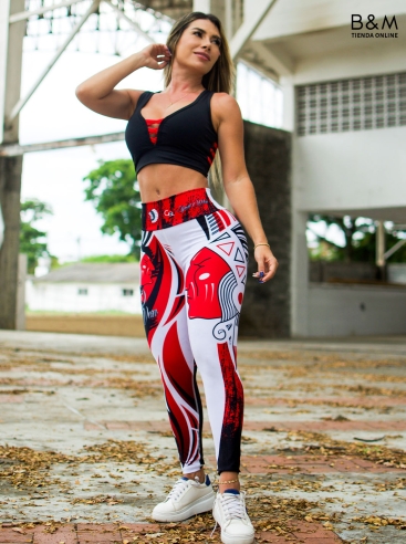 Outfit Con Leggings De Gimnasio 616