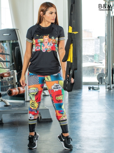Conjunto Camiseta y Leggins 802